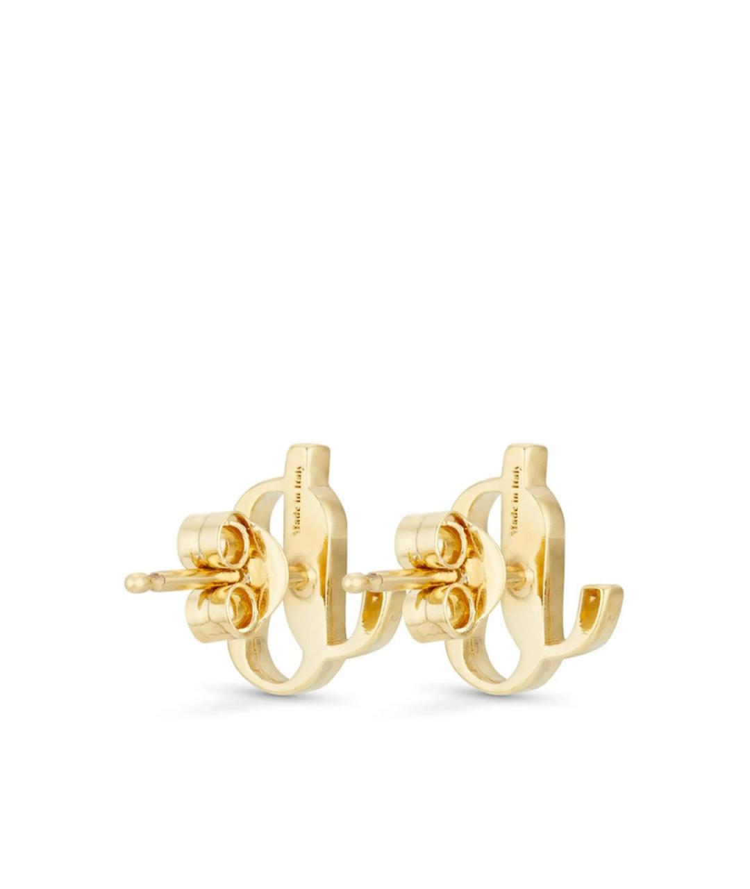 JIMMY CHOO Золотые латунные серьги, фото 6