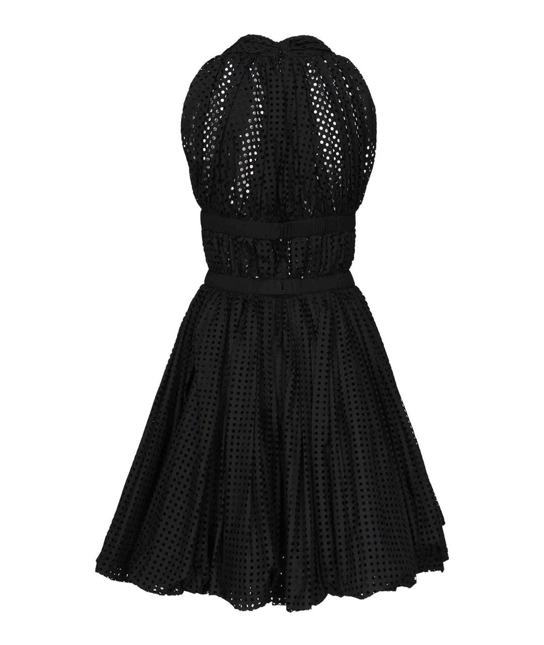 ALAIA Черное хлопковое коктейльное платье, фото 2