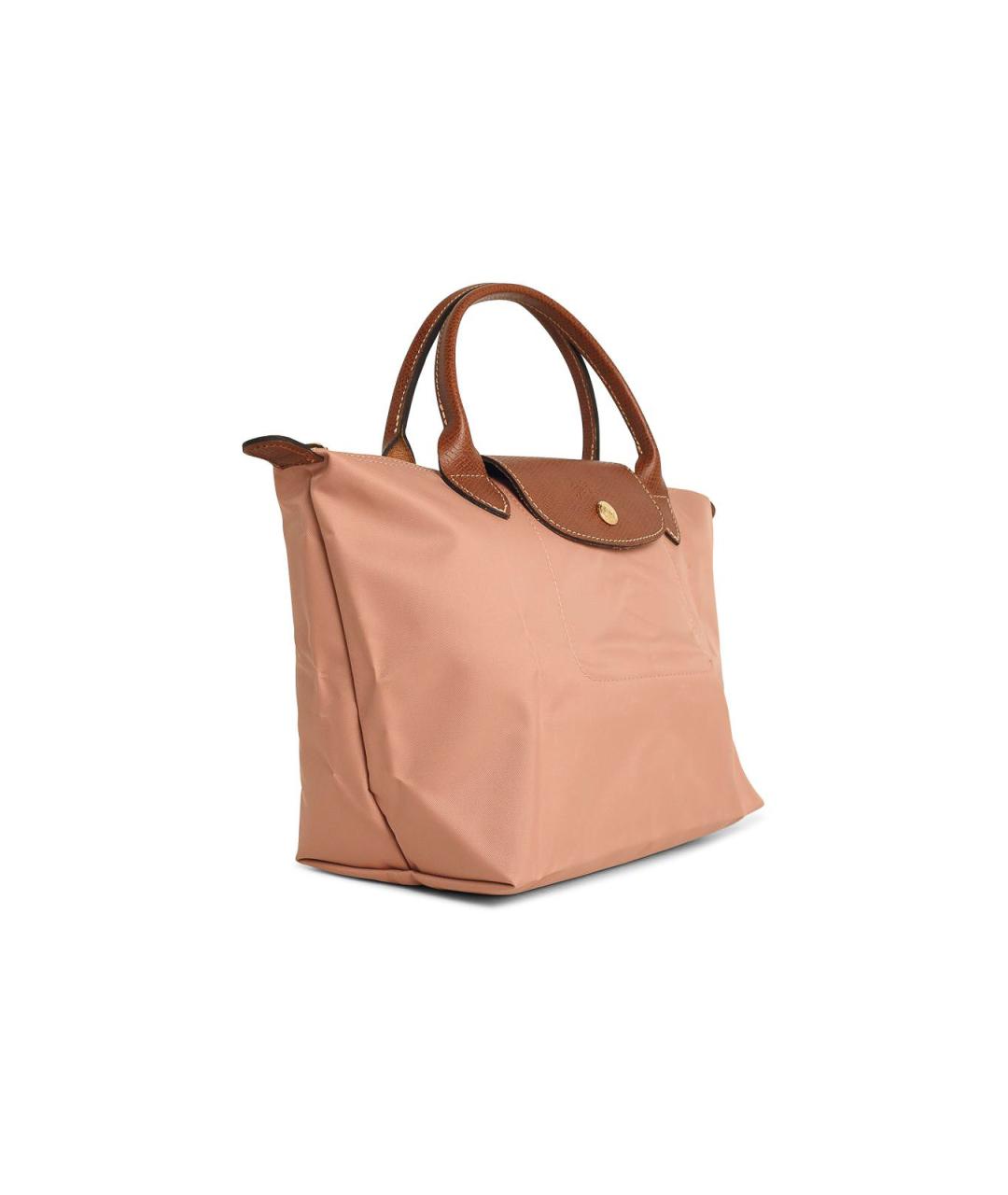 LONGCHAMP Розовая кожаная сумка через плечо, фото 2