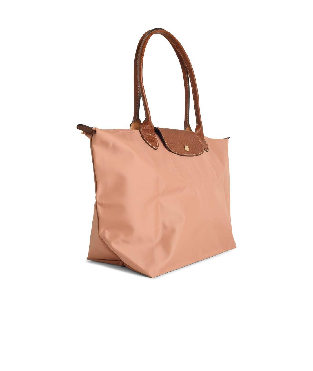 LONGCHAMP Розовая тканевая сумка через плечо, фото 2