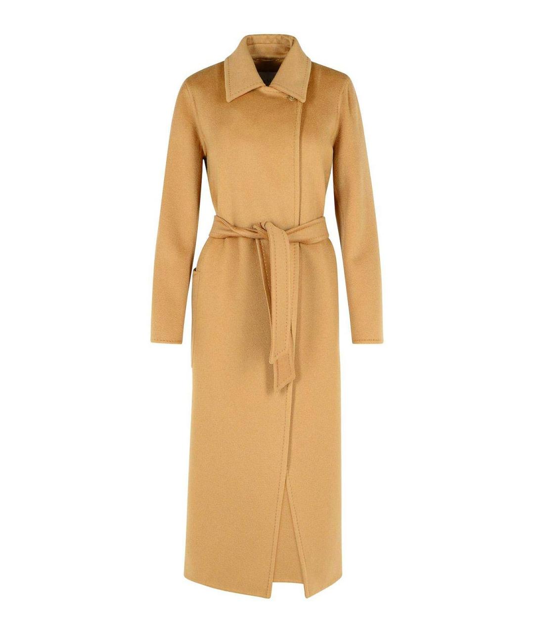 MAX MARA Бежевое кашемировое пальто, фото 1