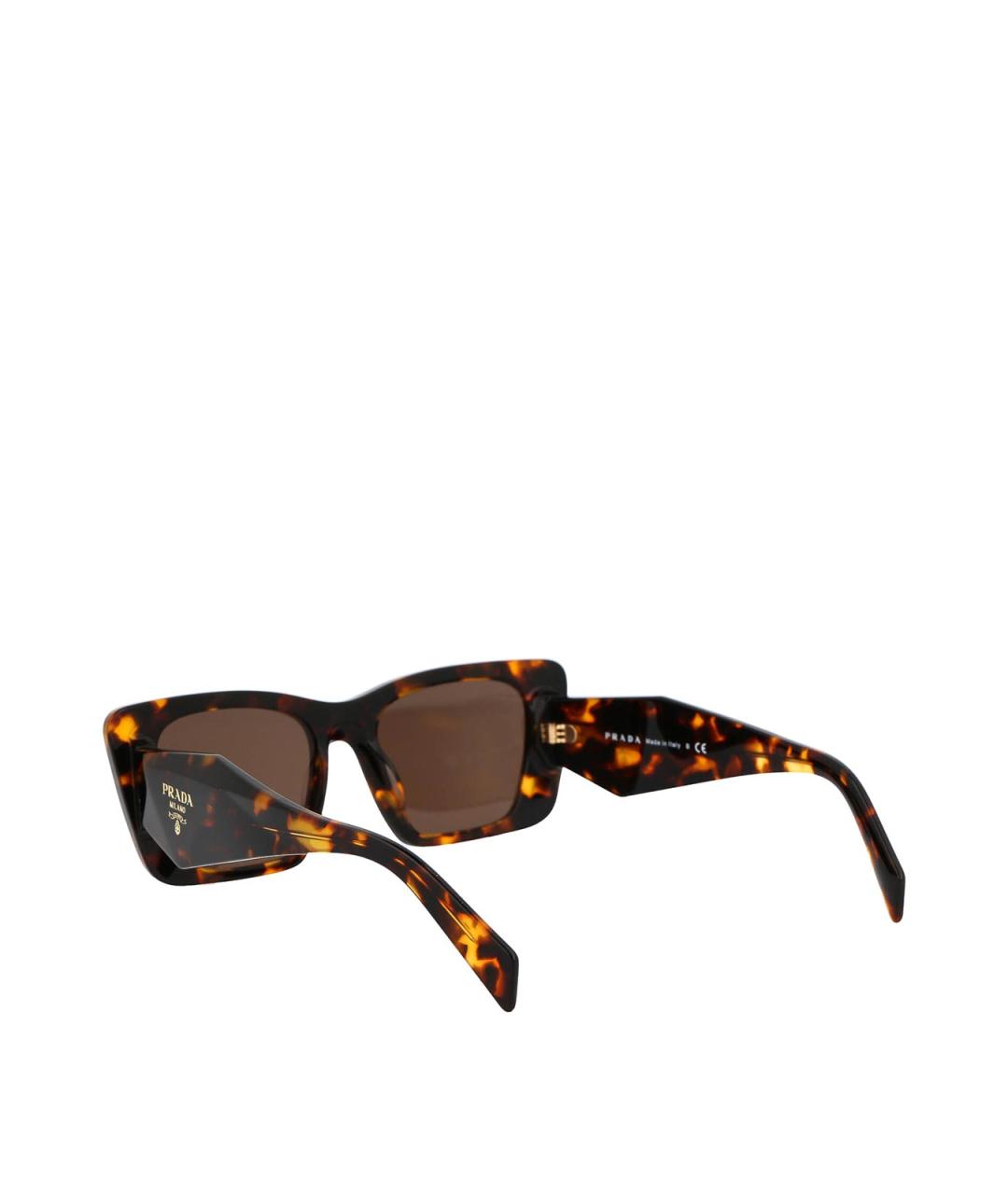 PRADA Коричневые солнцезащитные очки, фото 4