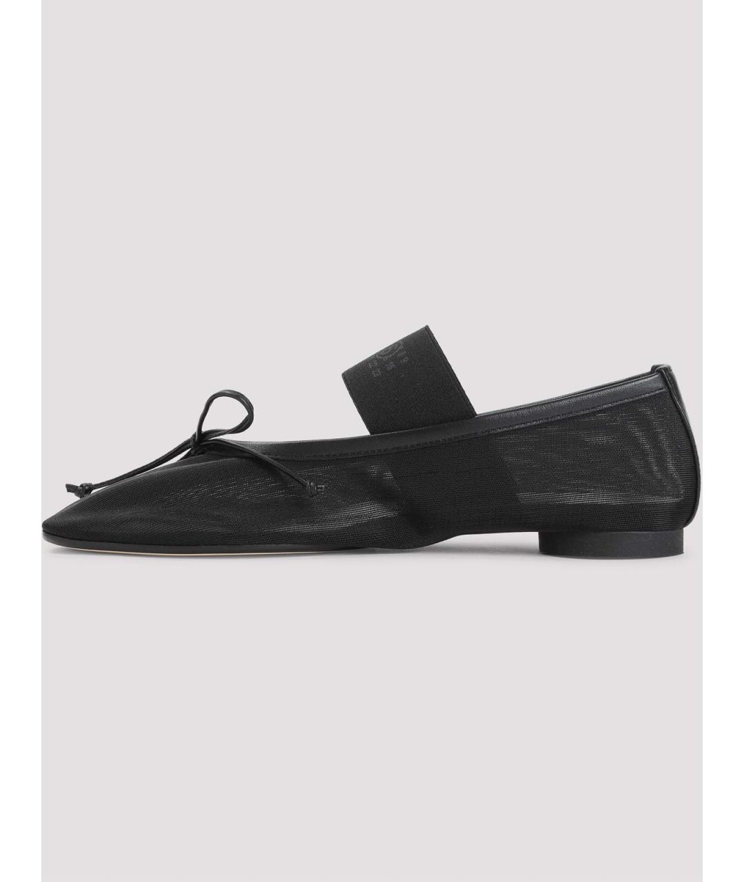 MM6 MAISON MARGIELA Черные кожаные балетки, фото 2