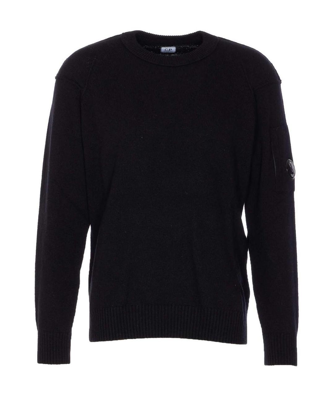 CP COMPANY Черный шерстяной джемпер / свитер, фото 1
