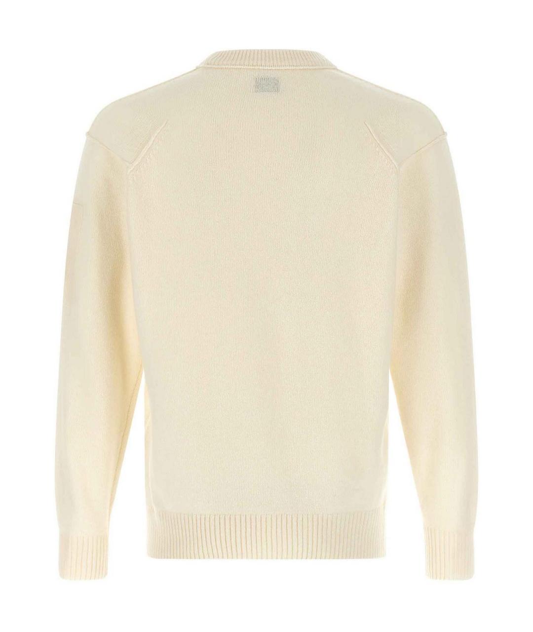 CP COMPANY Белый шерстяной джемпер / свитер, фото 2