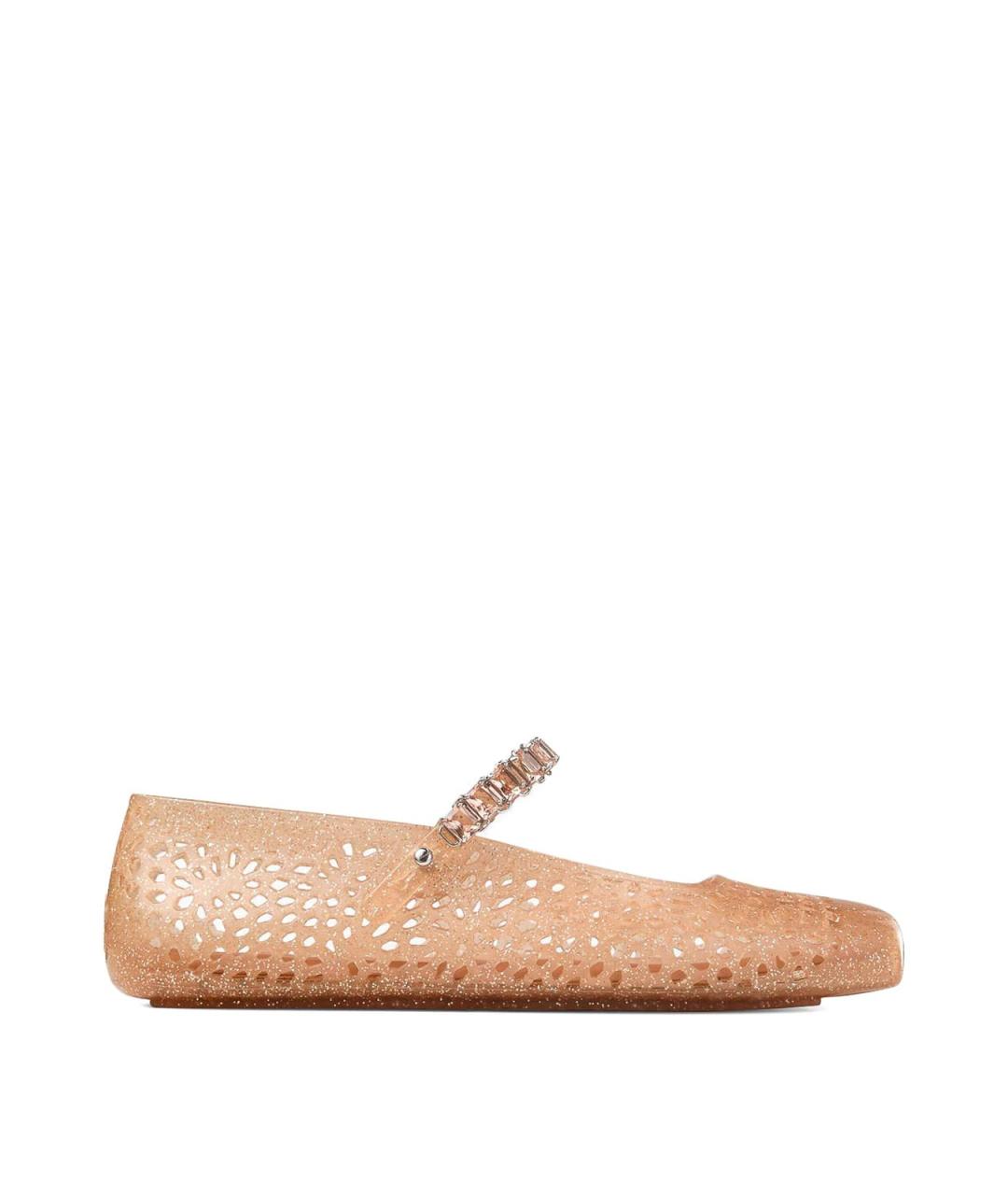 JIMMY CHOO Бежевые балетки, фото 1