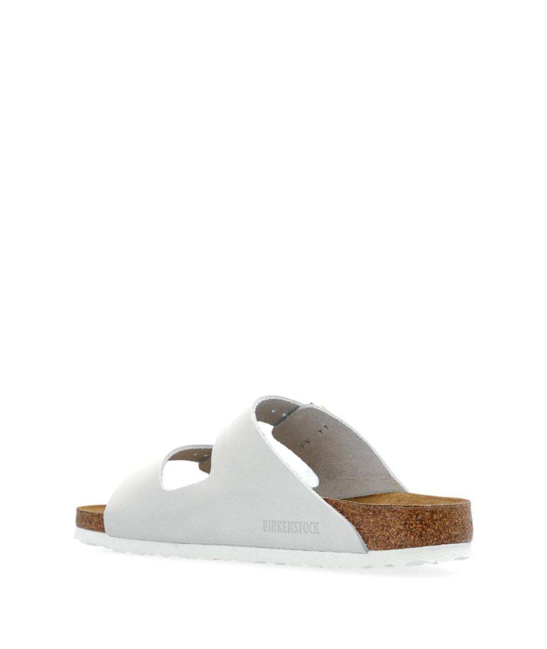 BIRKENSTOCK Белые кожаные сандалии, фото 3