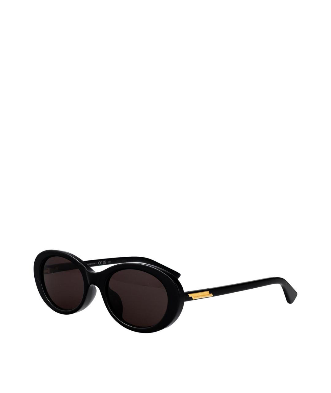 BOTTEGA VENETA Черные пластиковые солнцезащитные очки, фото 2