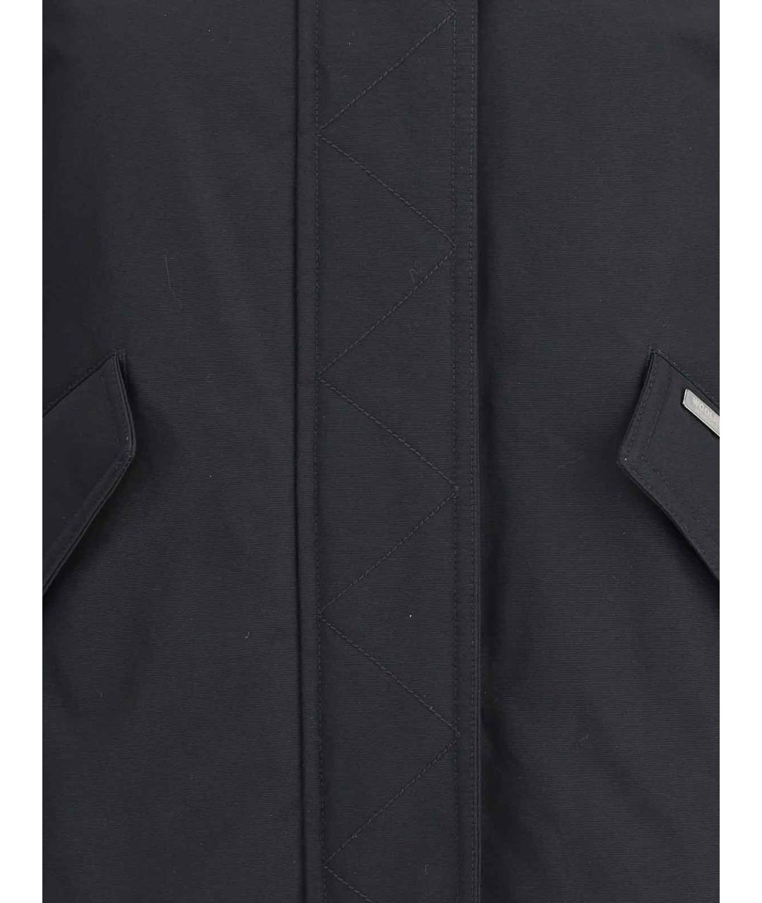 WOOLRICH Черная хлопковая куртка, фото 3