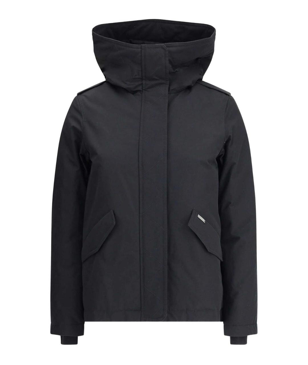 WOOLRICH Черная хлопковая куртка, фото 1