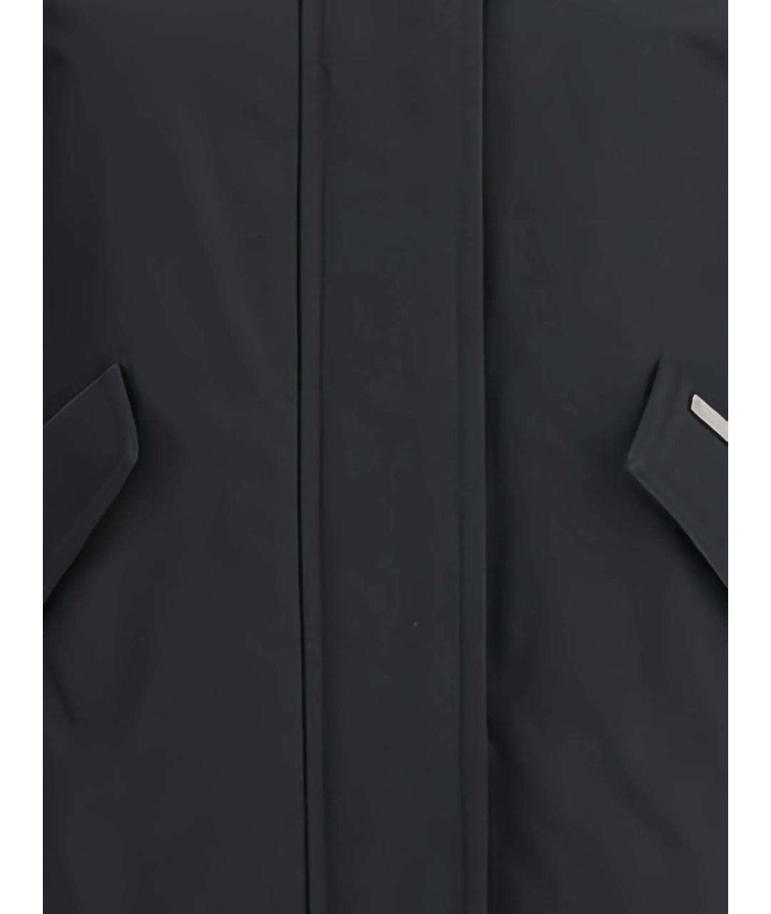 WOOLRICH Черная хлопковая куртка, фото 4