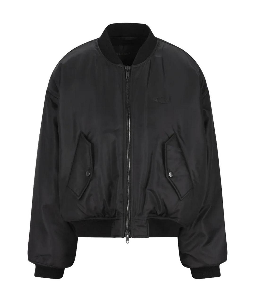 BALENCIAGA Черная полиамидовая куртка, фото 1