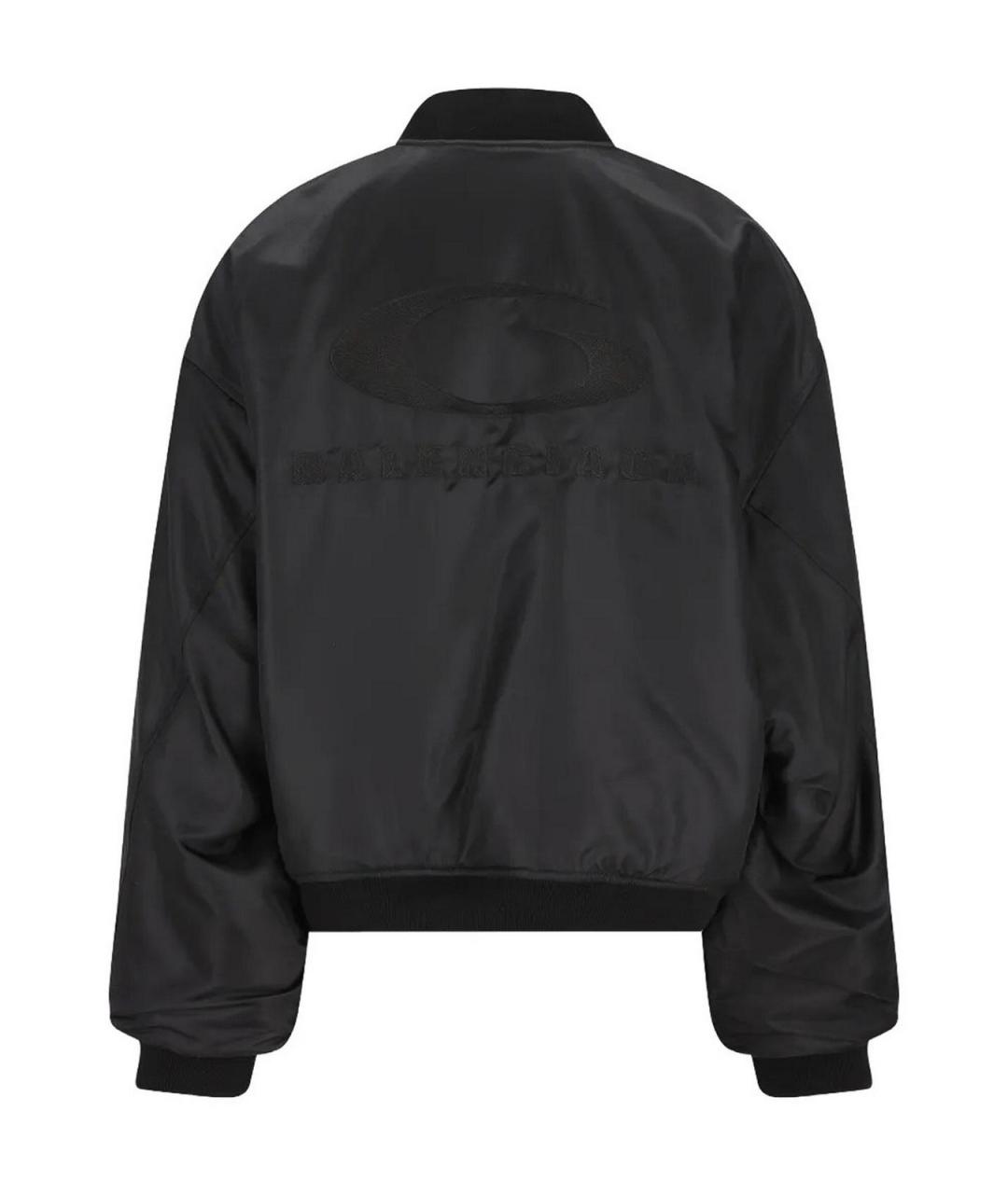 BALENCIAGA Черная полиамидовая куртка, фото 2