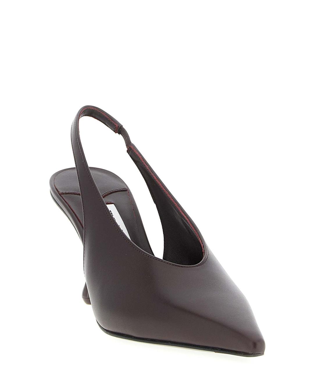 JIMMY CHOO Бордовые кожаные туфли, фото 2