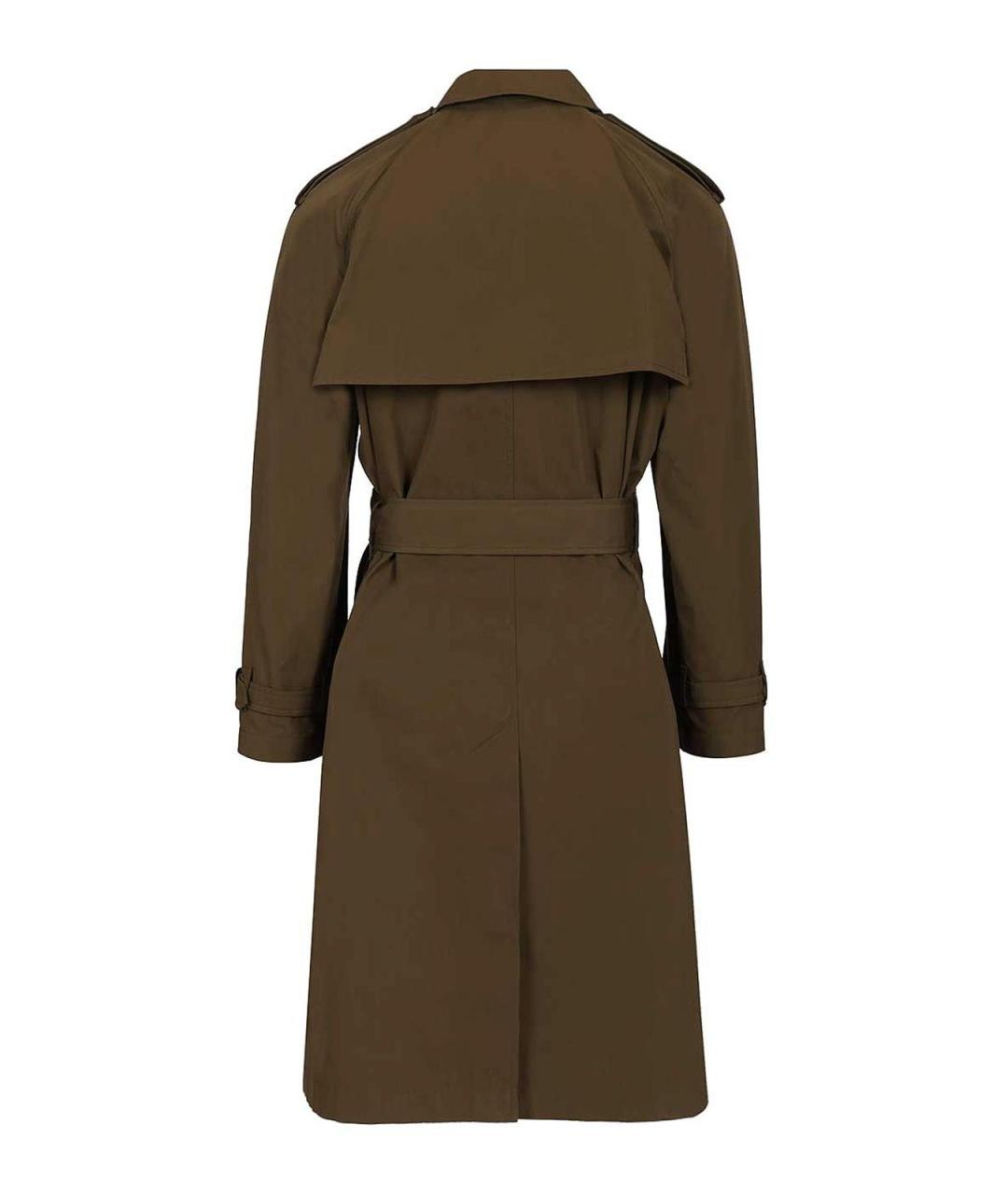 BURBERRY Зеленый тренч / плащ, фото 2