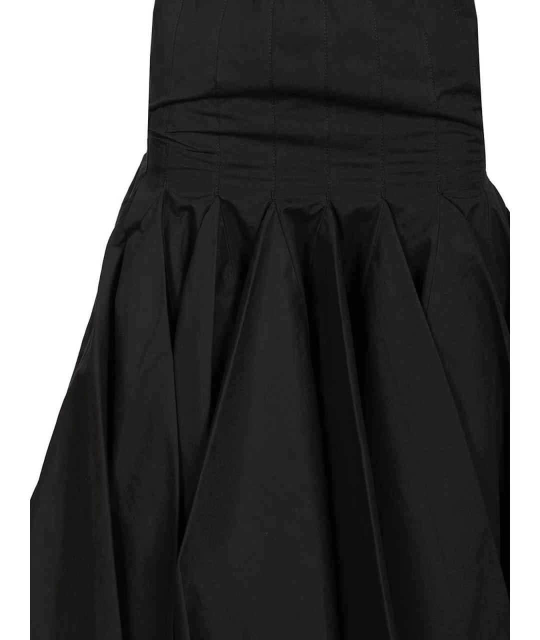 JACQUEMUS Черное хлопковое повседневное платье, фото 4