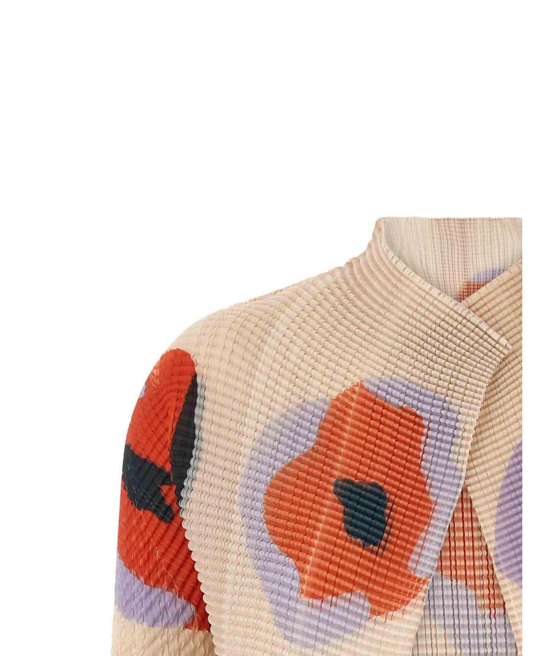 ISSEY MIYAKE Бежевый полиэстеровый кардиган, фото 3