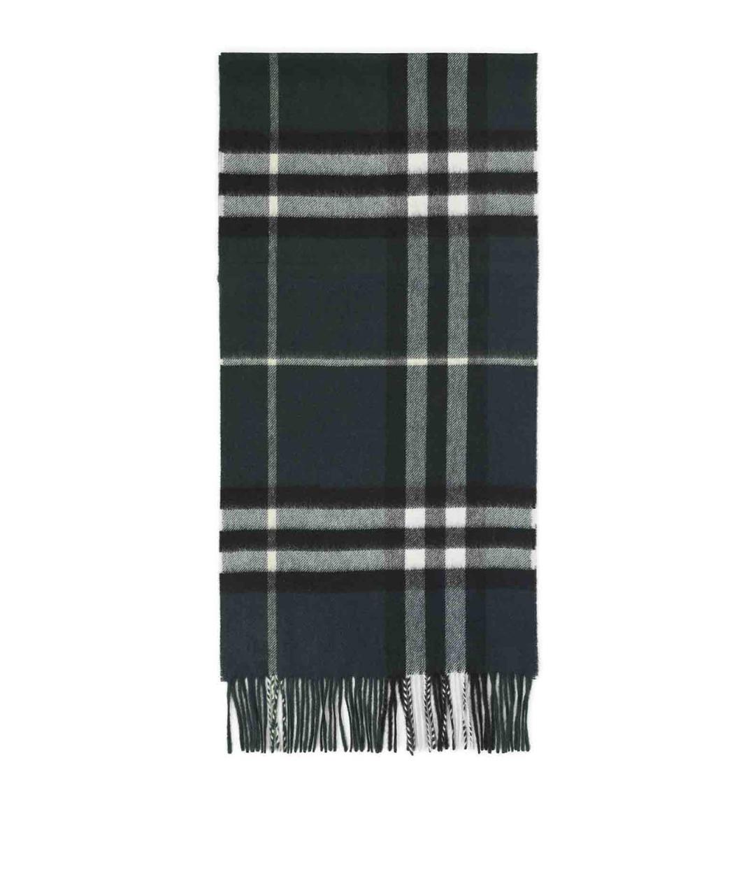 BURBERRY Зеленый кашемировый шарф, фото 1