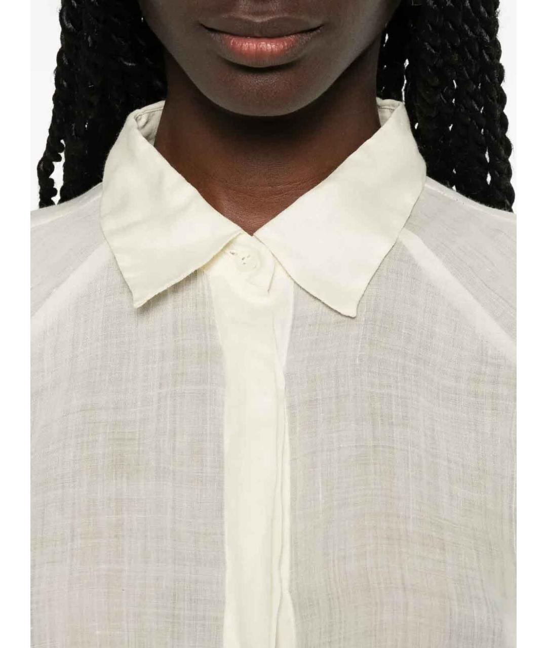 DRIES VAN NOTEN Белая вискозная рубашка, фото 2
