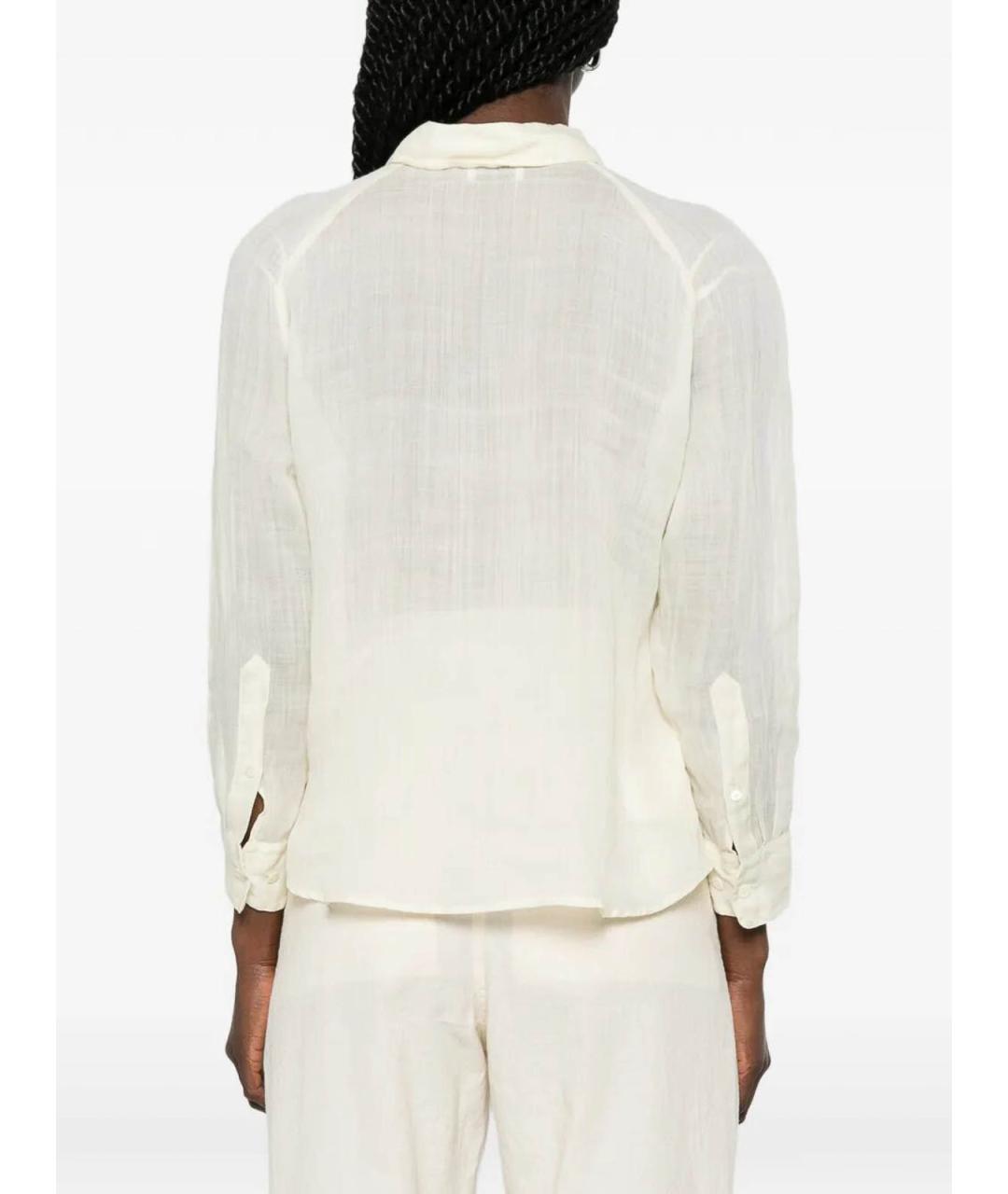 DRIES VAN NOTEN Белая вискозная рубашка, фото 4