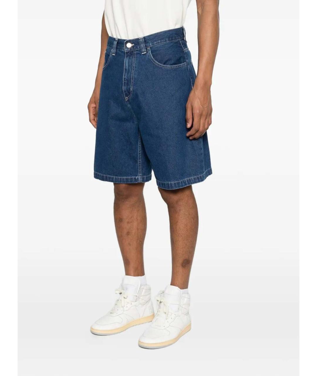 CARHARTT Синие хлопковые шорты, фото 4