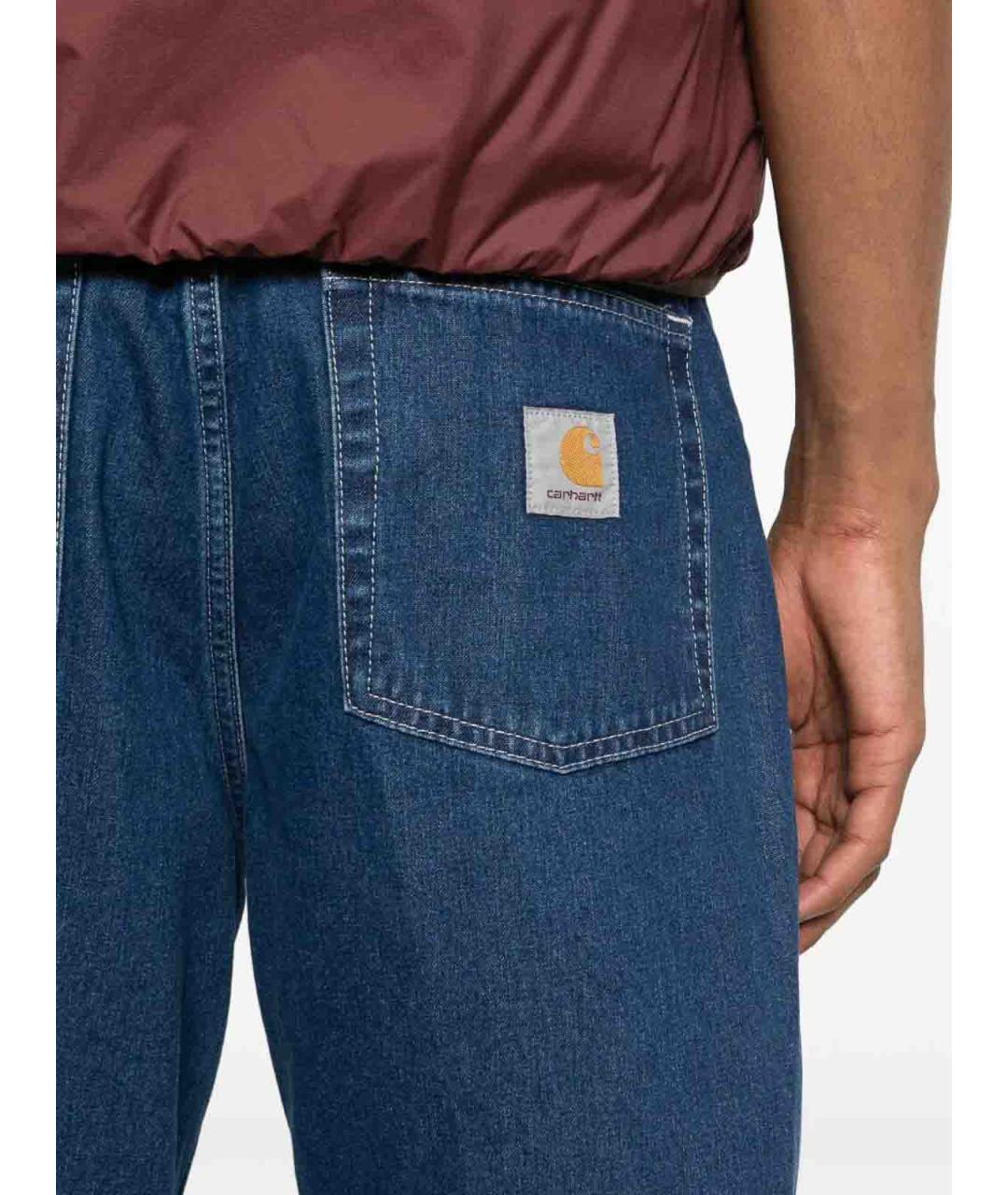 CARHARTT Синие хлопковые шорты, фото 3