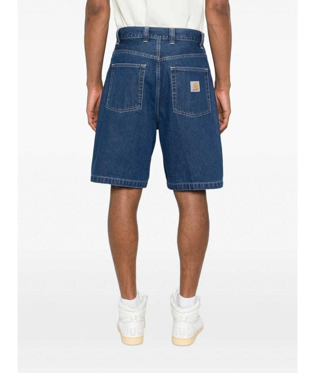 CARHARTT Синие хлопковые шорты, фото 5