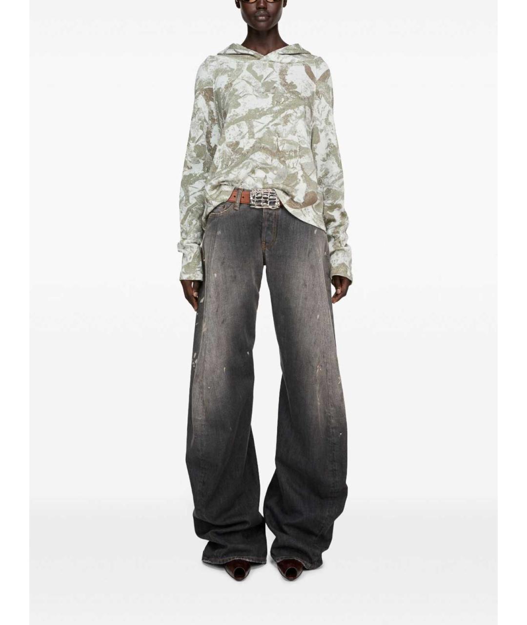 ACNE STUDIOS Черные хлопковые прямые джинсы, фото 6