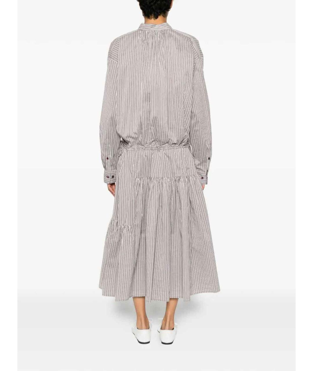DRIES VAN NOTEN Коричневое хлопковое платье, фото 2