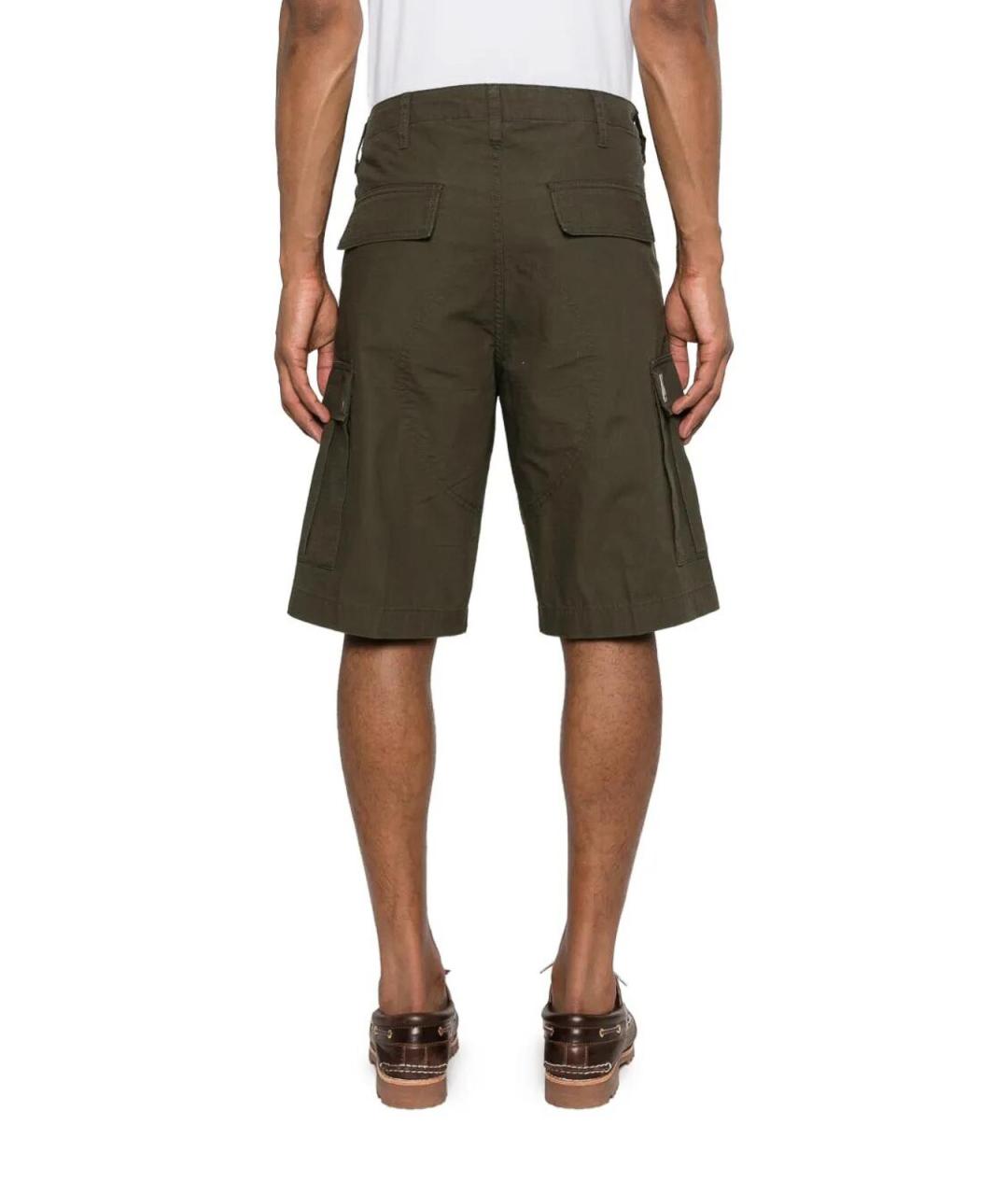 CARHARTT Зеленые хлопковые шорты, фото 5