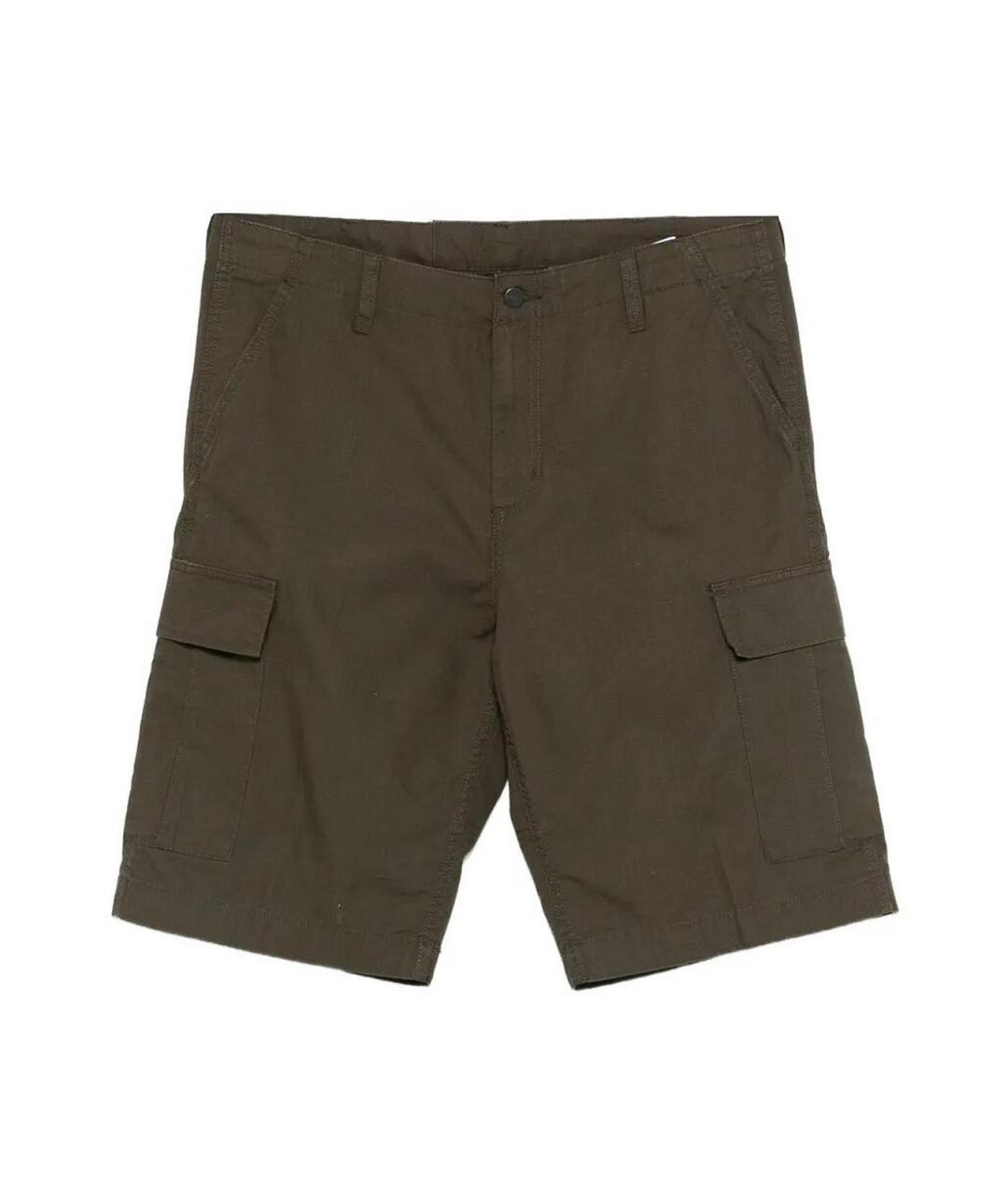 CARHARTT Зеленые хлопковые шорты, фото 1
