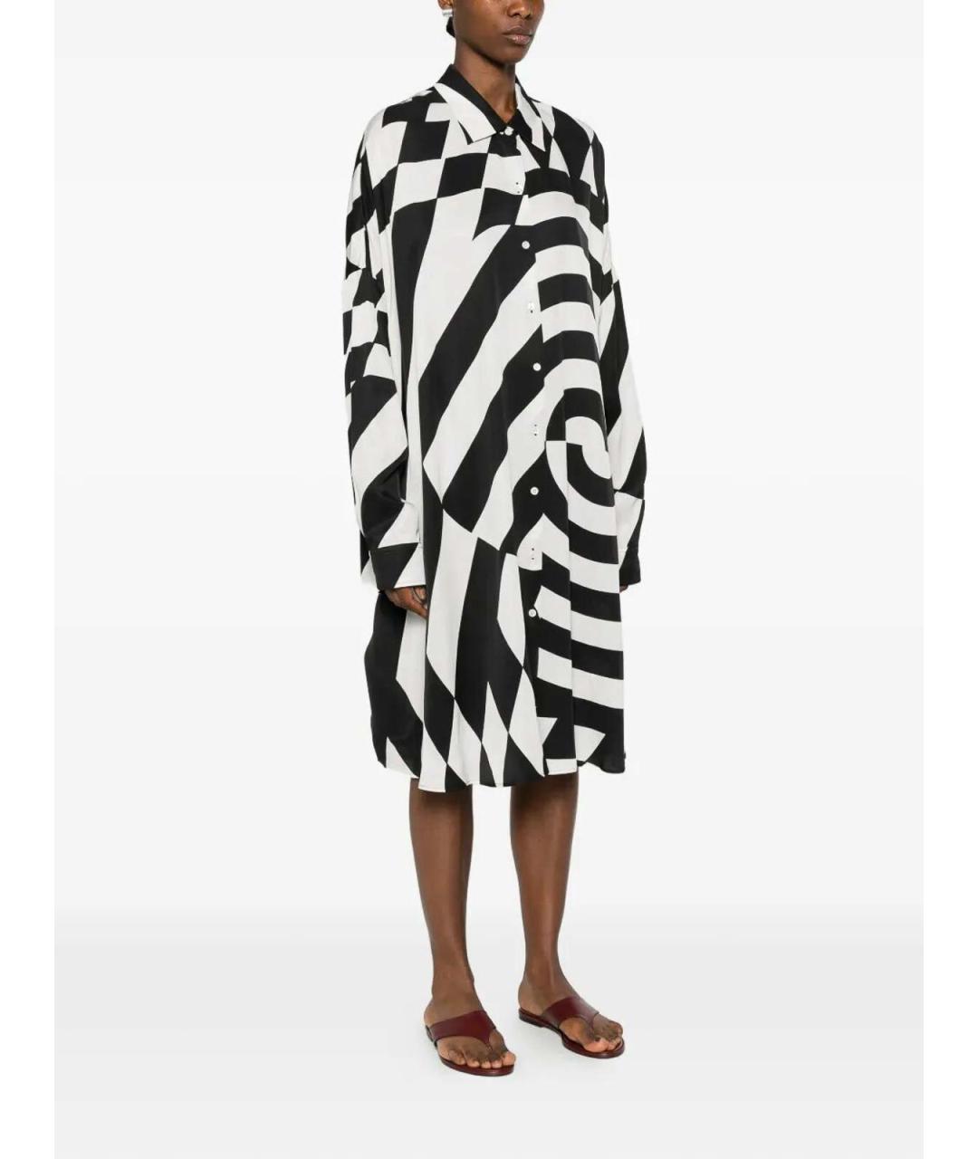 DRIES VAN NOTEN Мульти вискозное повседневное платье, фото 2