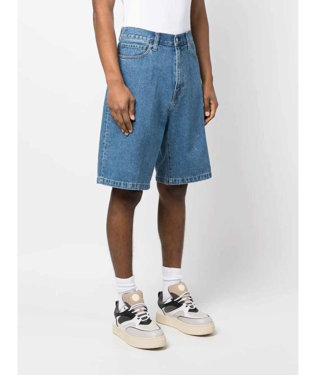 CARHARTT Синие хлопковые шорты, фото 3