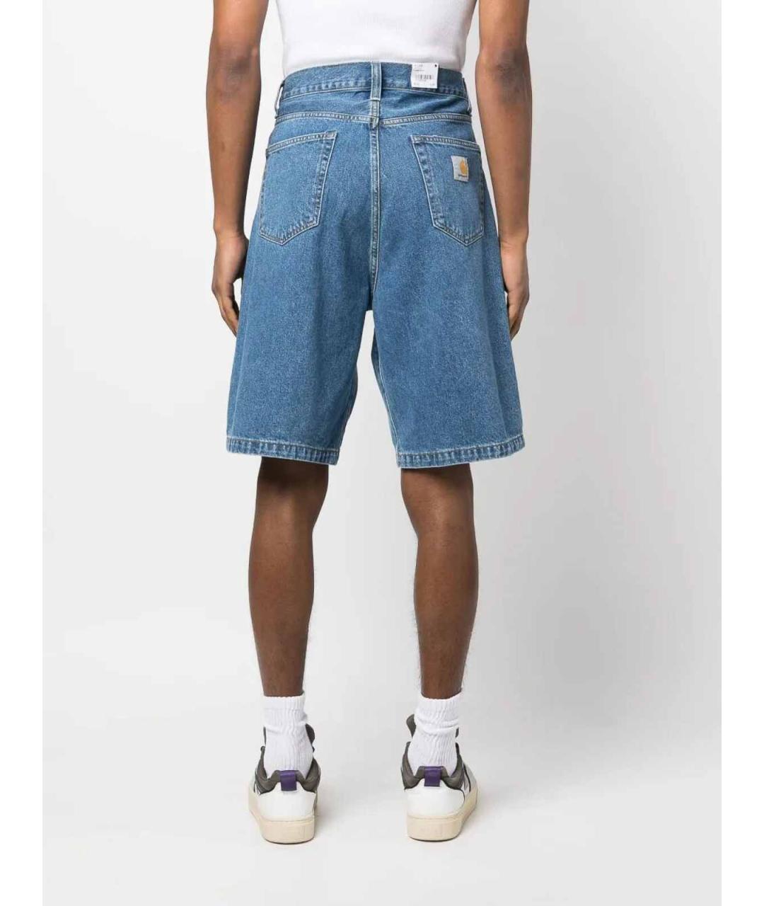 CARHARTT Синие хлопковые шорты, фото 4