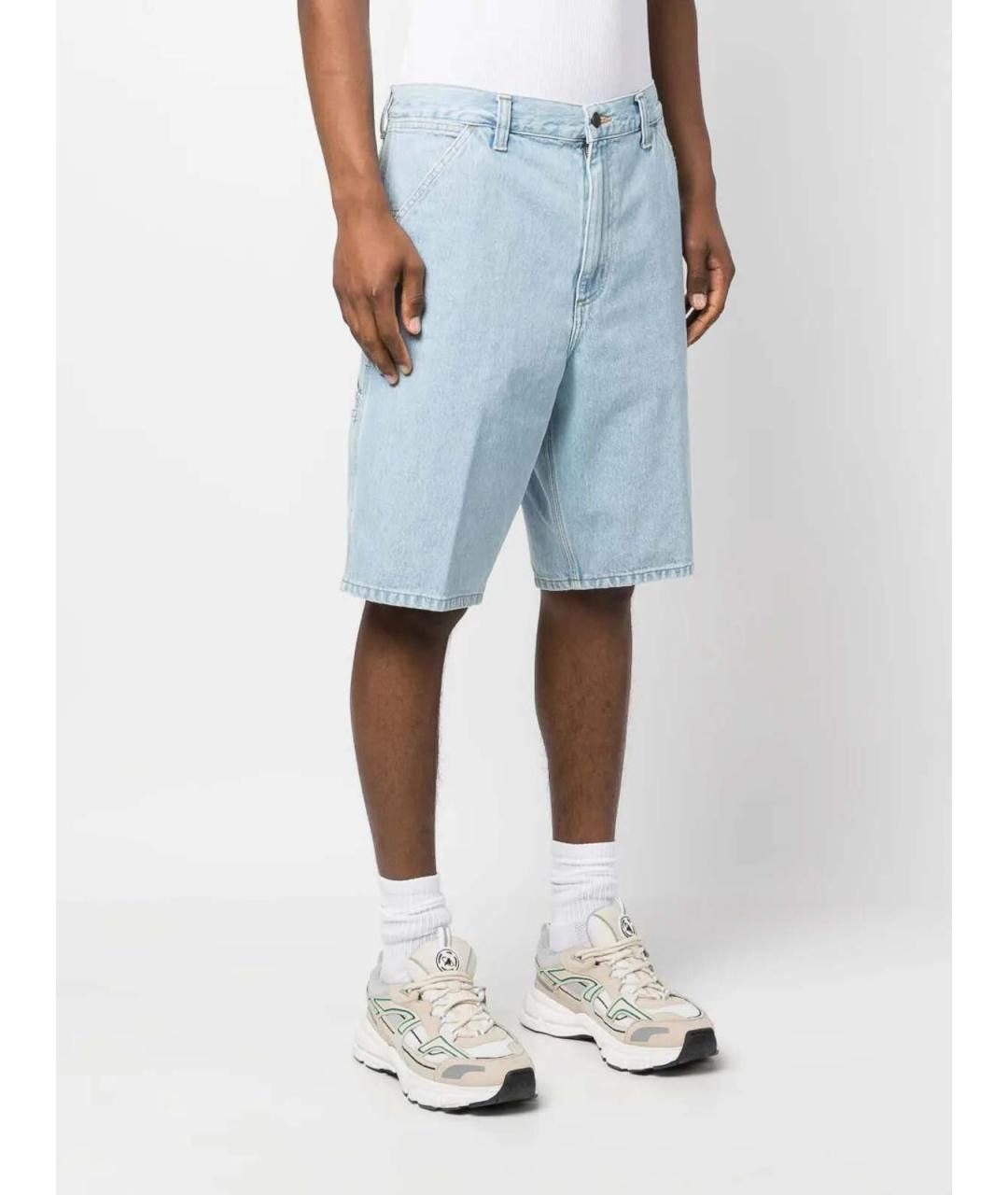 CARHARTT Синие хлопковые шорты, фото 3