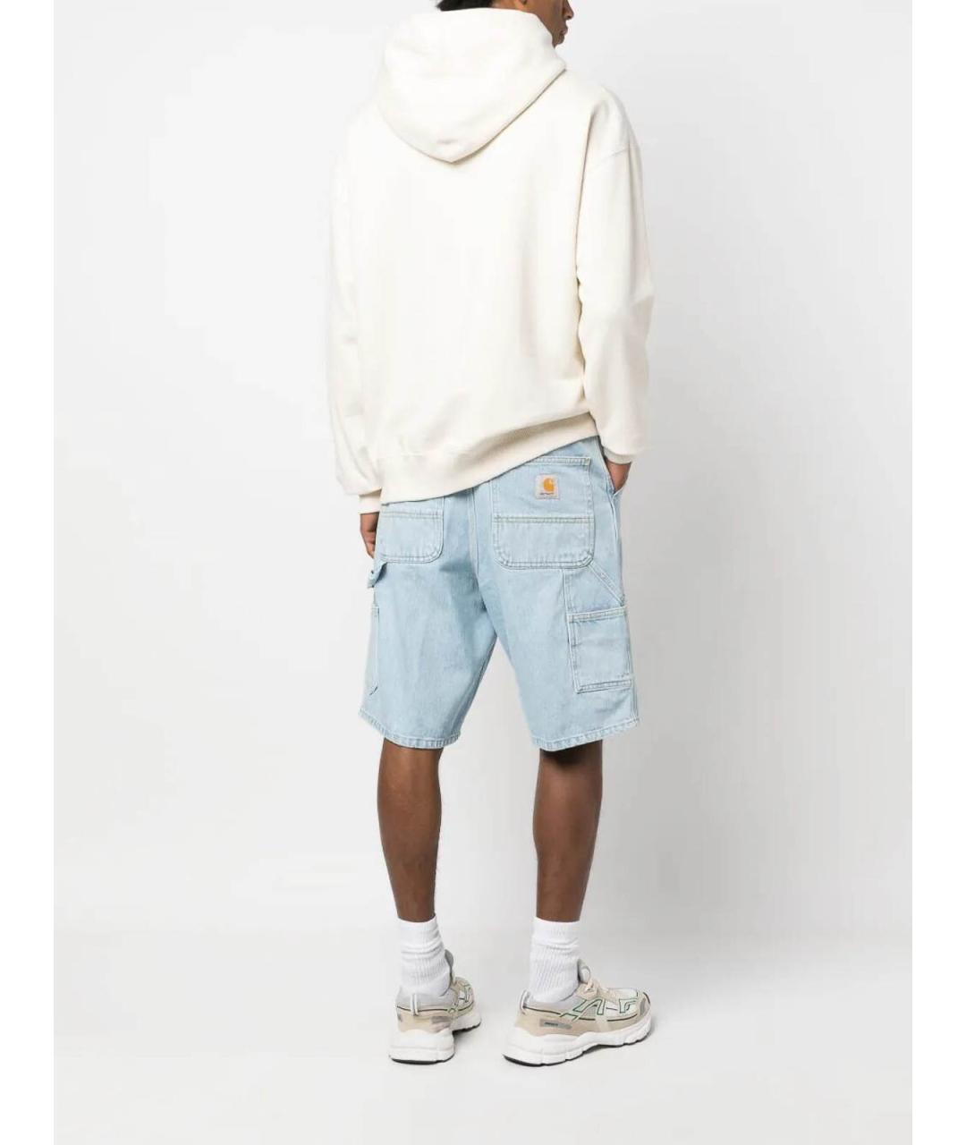 CARHARTT Синие хлопковые шорты, фото 5