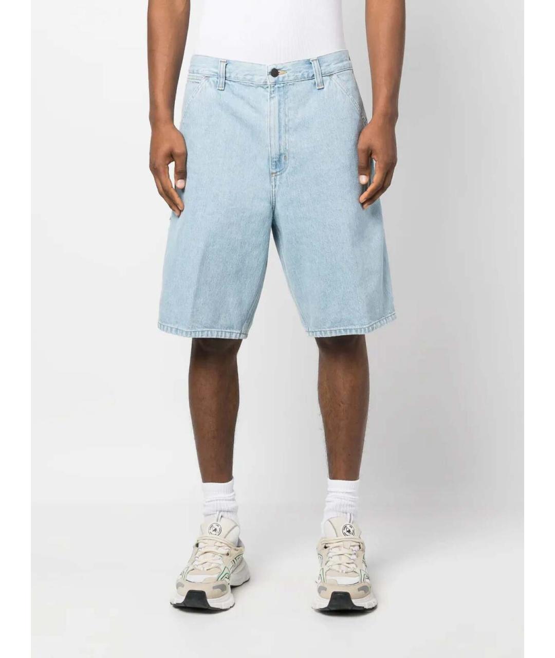 CARHARTT Синие хлопковые шорты, фото 2