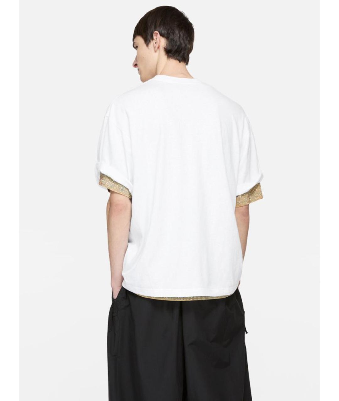 ACNE STUDIOS Белая хлопковая футболка, фото 2