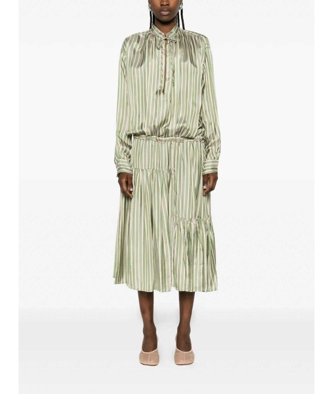 DRIES VAN NOTEN Мульти вискозное повседневное платье, фото 4