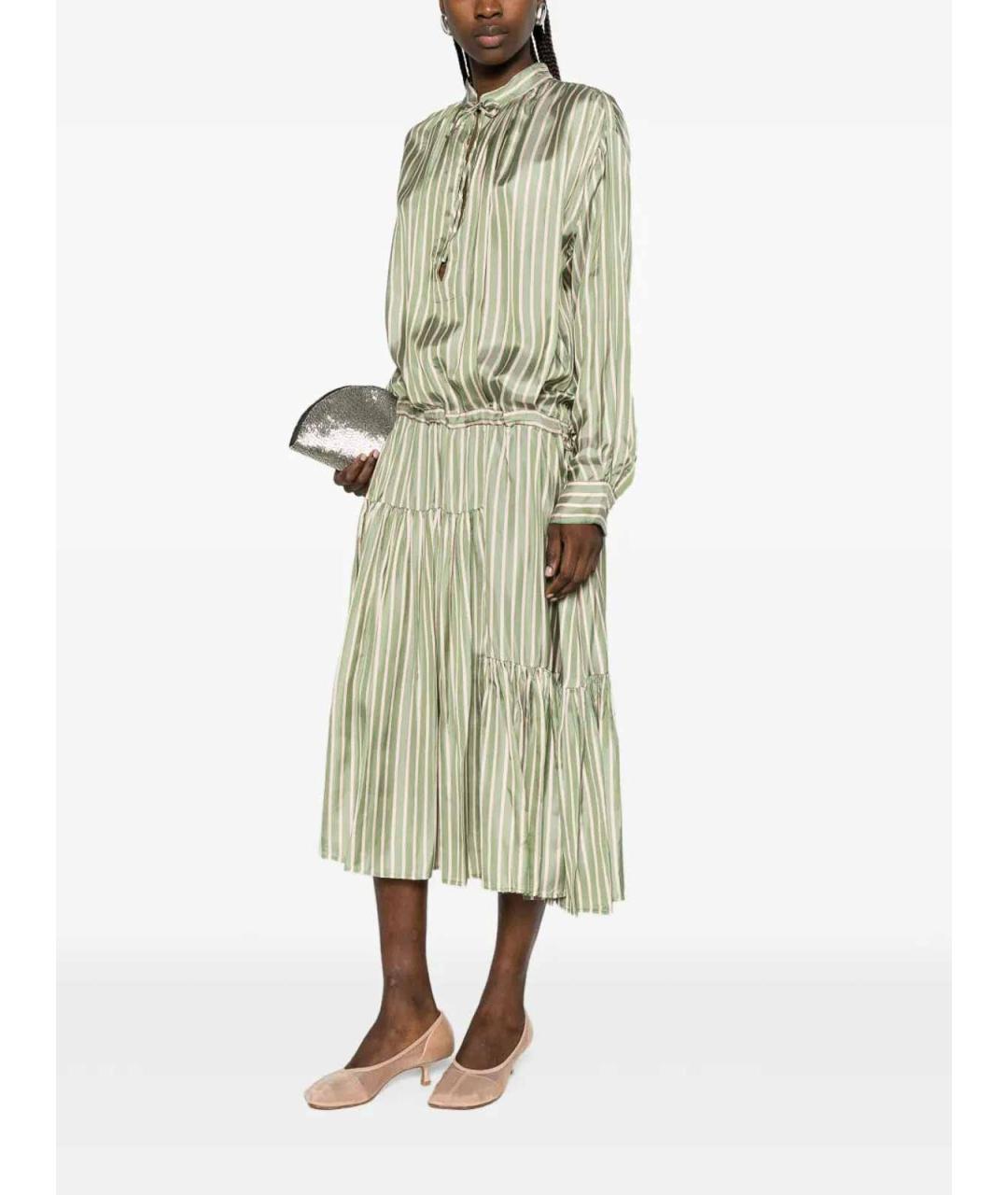 DRIES VAN NOTEN Мульти вискозное повседневное платье, фото 5