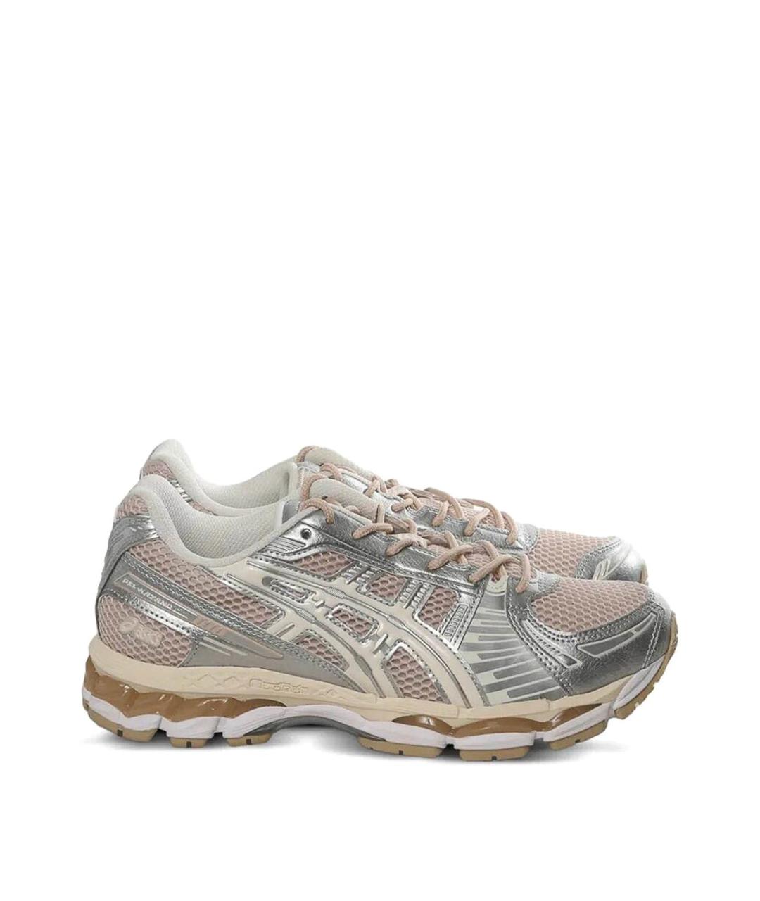 ASICS Бежевые синтетические кроссовки, фото 1