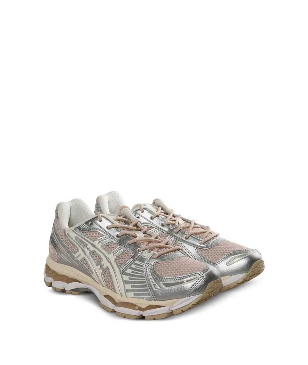 ASICS Бежевые синтетические кроссовки, фото 3