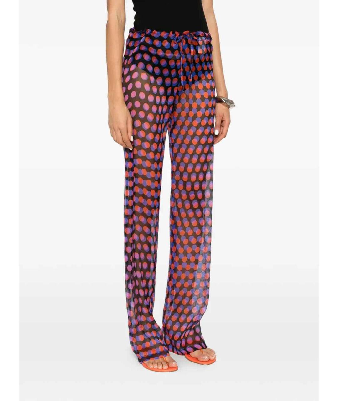DRIES VAN NOTEN Мульти прямые брюки, фото 4