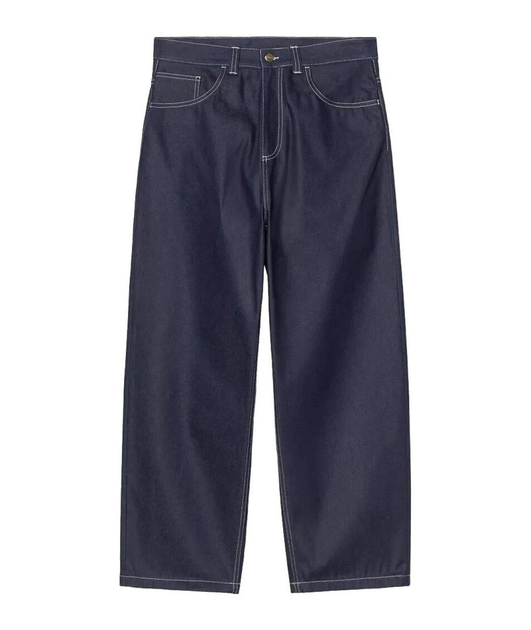 CARHARTT Синие хлопковые повседневные брюки, фото 1