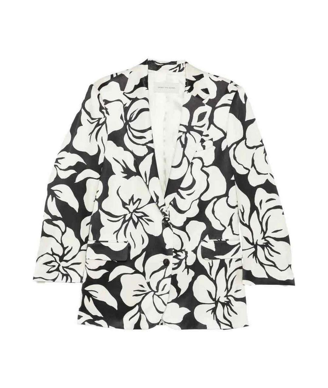 DRIES VAN NOTEN Черный хлопковый жакет/пиджак, фото 1