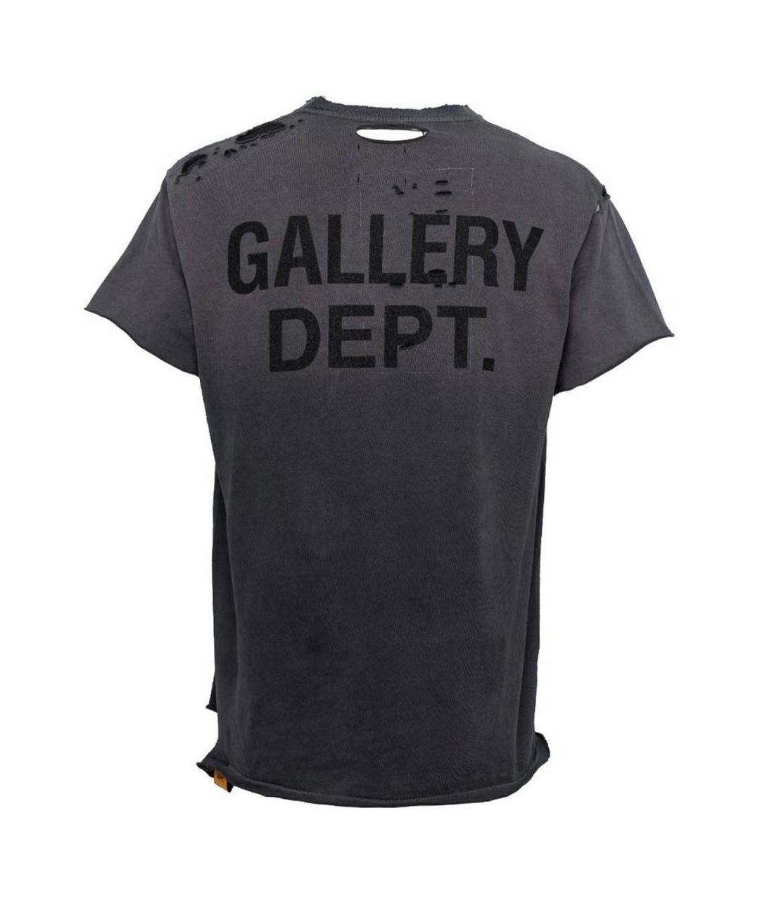 Gallery Dept Серая хлопковая футболка, фото 2