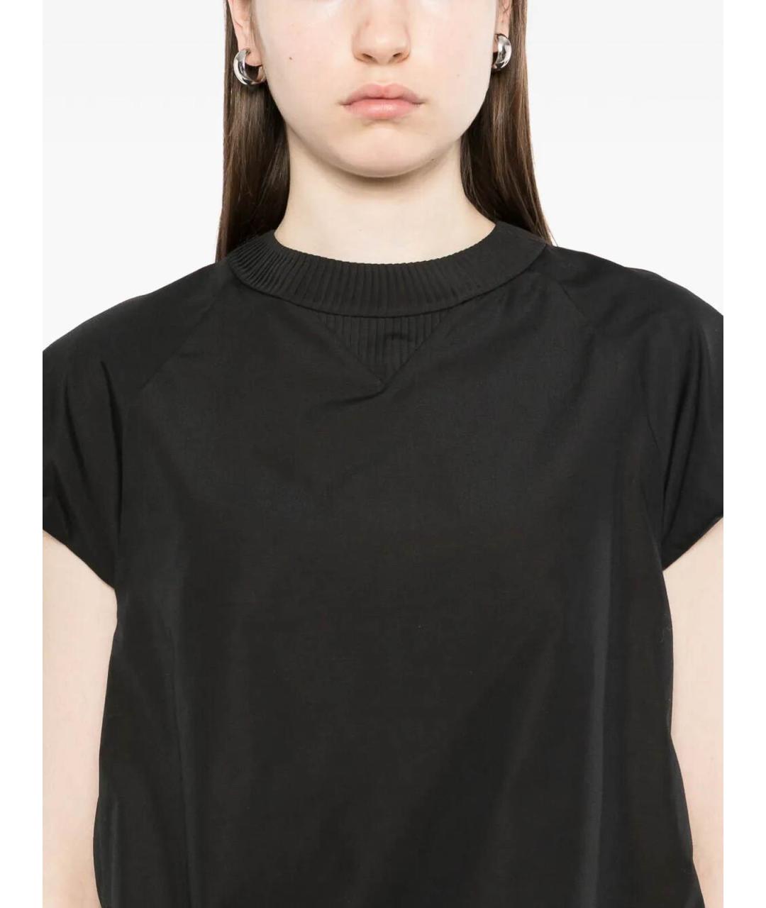 SACAI Черная футболка, фото 3