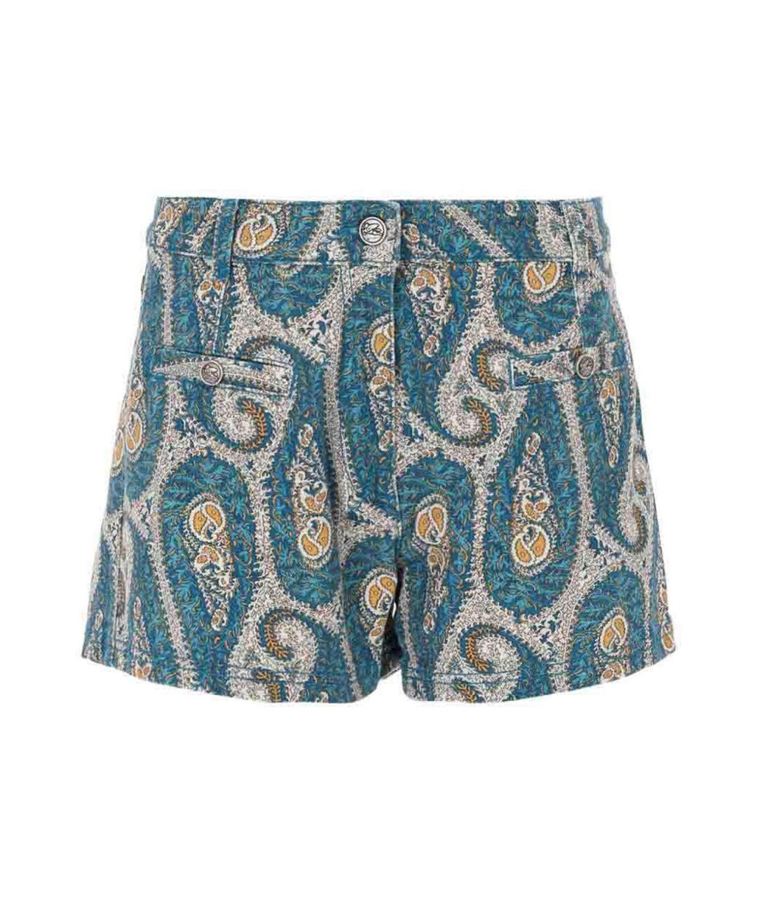 ETRO Синие шорты, фото 1