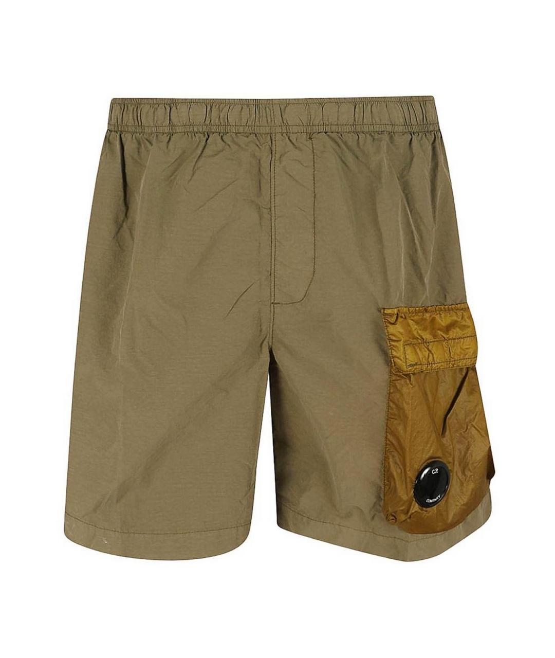 CP COMPANY Зеленые полиамидовые плавки, фото 1