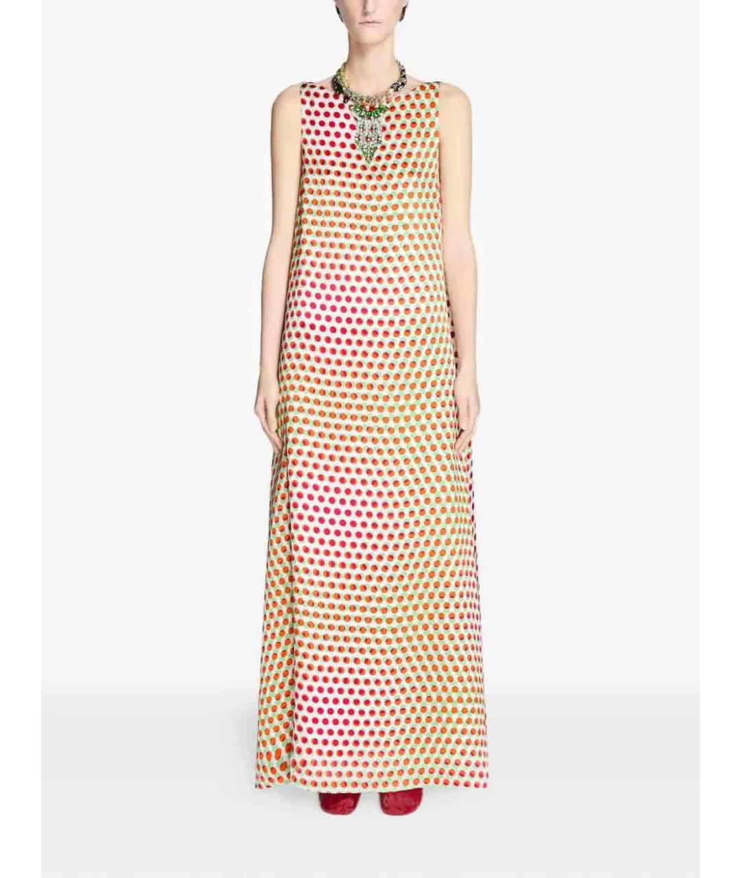 DRIES VAN NOTEN Мульти вискозное повседневное платье, фото 3